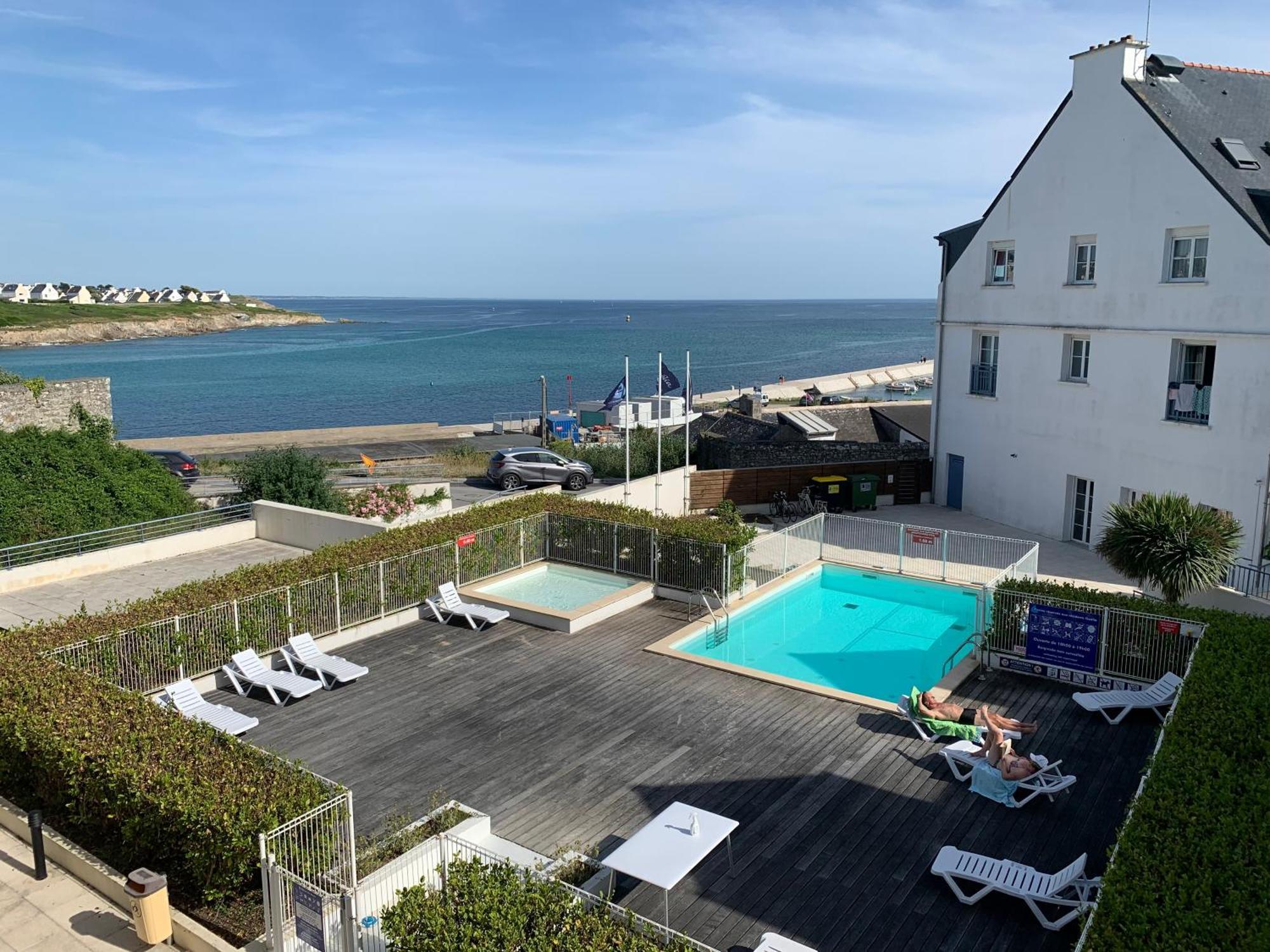 Duplex Vue Mer - Plage A 100M- 4 Lits - Parking Sous Sol Audierne Exterior foto
